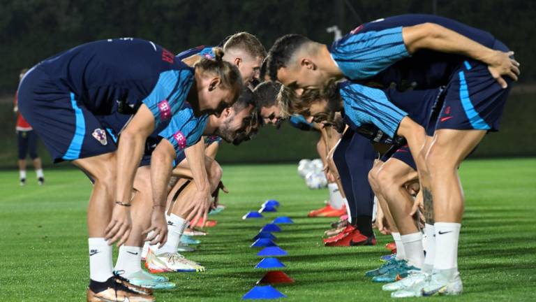 Croacia se prepara para la semifinal del martes.