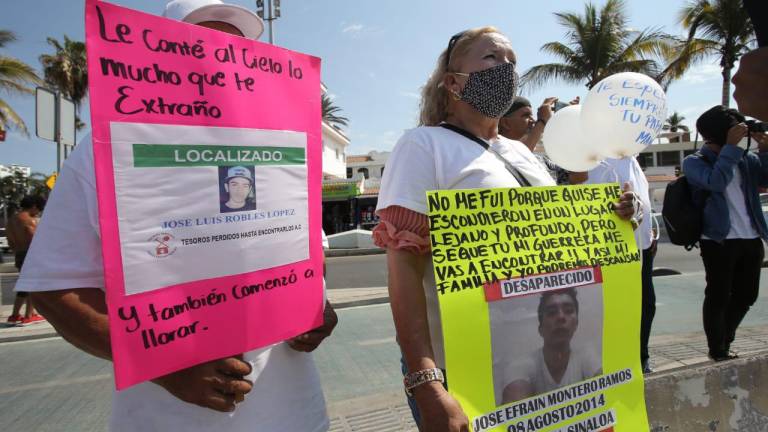 En 2021, las madres con hijos desaparecidos también salieron a manifestarse para exigir su búsqueda.