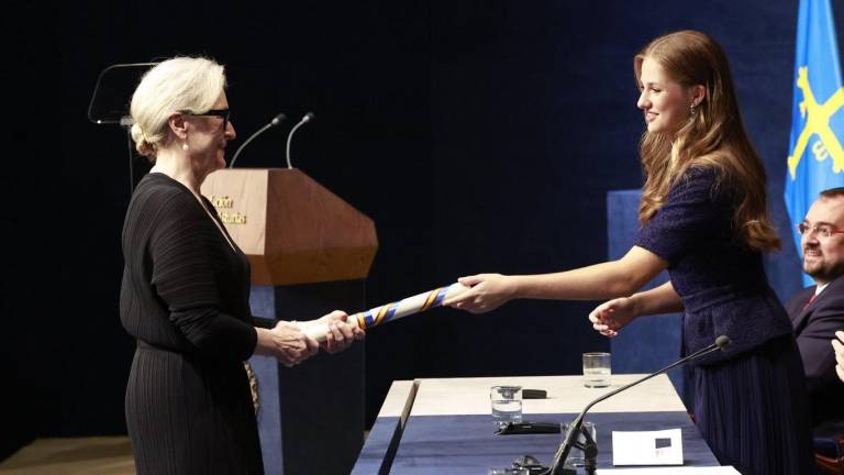 Recibe Meryl Streep el Premio Princesa de Asturias