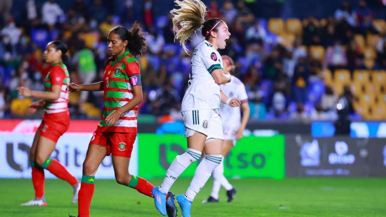 México brilla con goleada 9-0 ante Surinam, en la eliminatoria rumbo al Mundial Femenil
