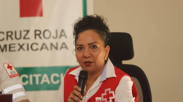 María del Rocío Sánchez, coordinadora de Captación de Cruz Roja Mazatlán.