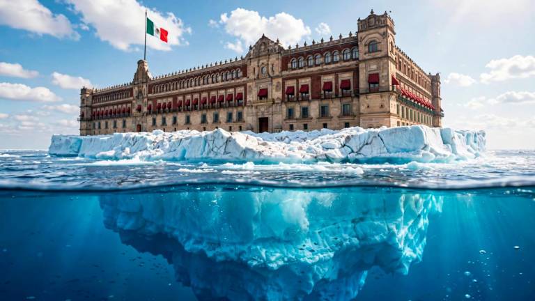 El iceberg debajo del palacio sinaloense,