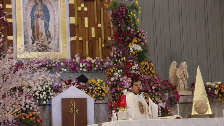 Celebran a la Virgen de Guadalupe en su día