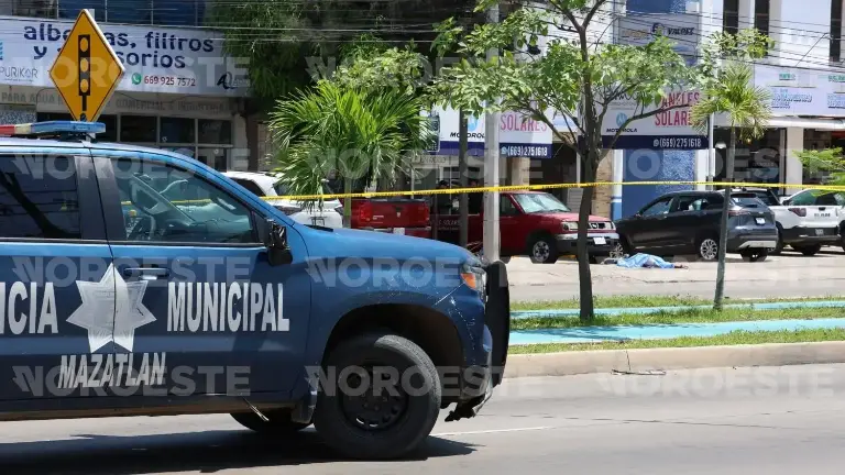 Durante la mañana del sábado un hombre fue asesinado cerca del malecón de Mazatlán.