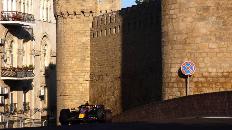 Sergio “Checo” Pérez clasifica tercero para la carrera del domingo.