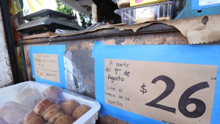 El nuevo precio de la tortilla en el puerto.
