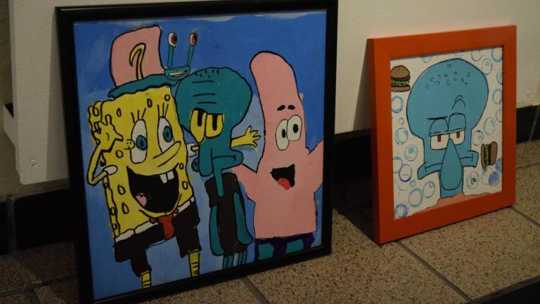 Obras realizadas por los pequeños alumnos.