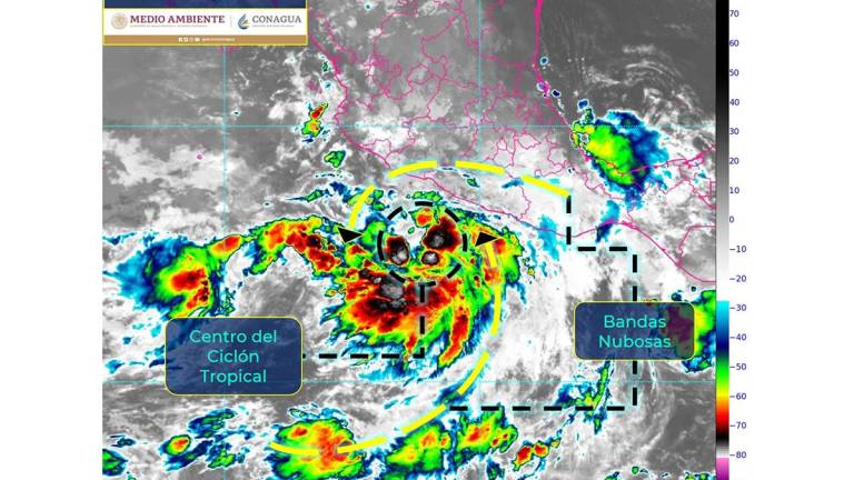 Se forma la tormenta Enrique frente a costas de Guerrero; será huracán en los próximos días