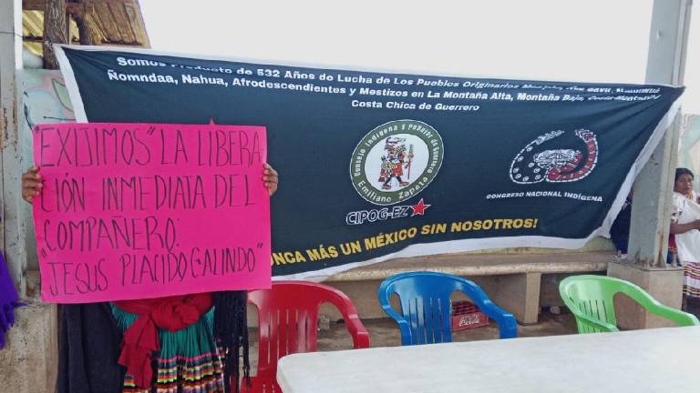 Organizaciones campesinas e indígenas han exigido la libertad de Jesús Plácido.