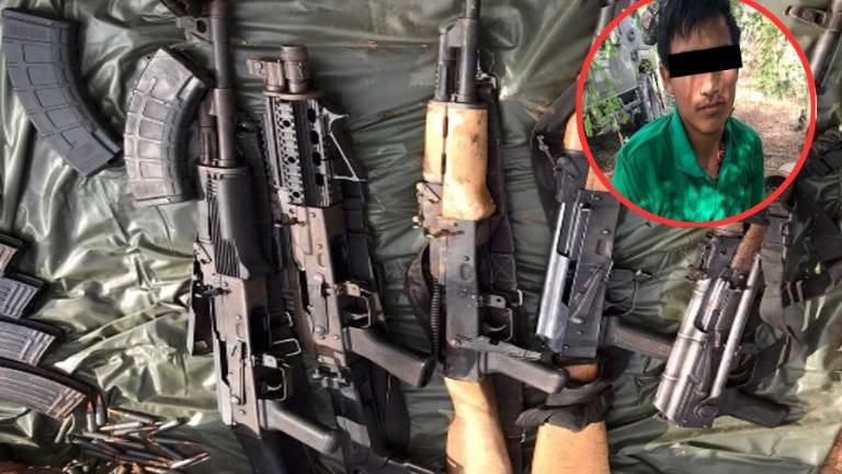 Un detenido, armas y municiones aseguradas es el saldo del choque armado entre civiles y militares en Las Habitas.