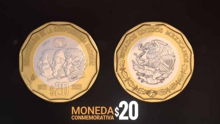Las monedas de 20 pesos bimetálicas son de curso legal, por lo que el público usuario podrá utilizarlas para realizar cualquier tipo de pago.