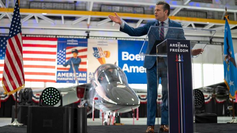 Pete Hegseth, Secretario de Defensa de Estados Unidos, habla de las amenazas del narcotráfico.