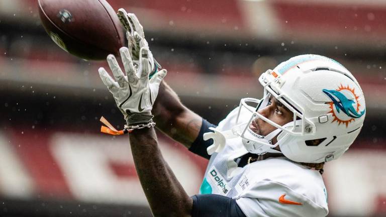 Los Miami Dolphins serán locales en el Santiago Bernabéu ante los Washington Commanders, este domingo.