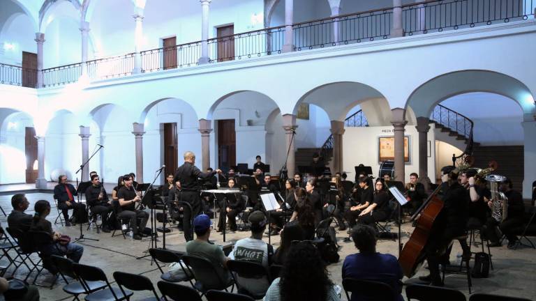 La Banda Sinfónica Juvenil del Estado se presentó en el Masin.