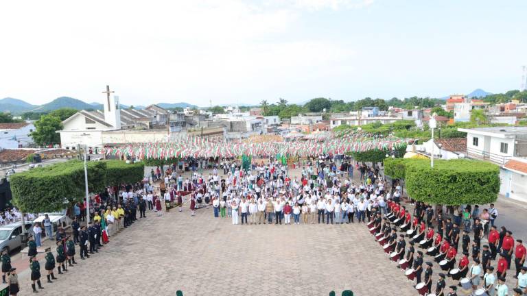 Conmemoración en Rosario de la Independencia de México.