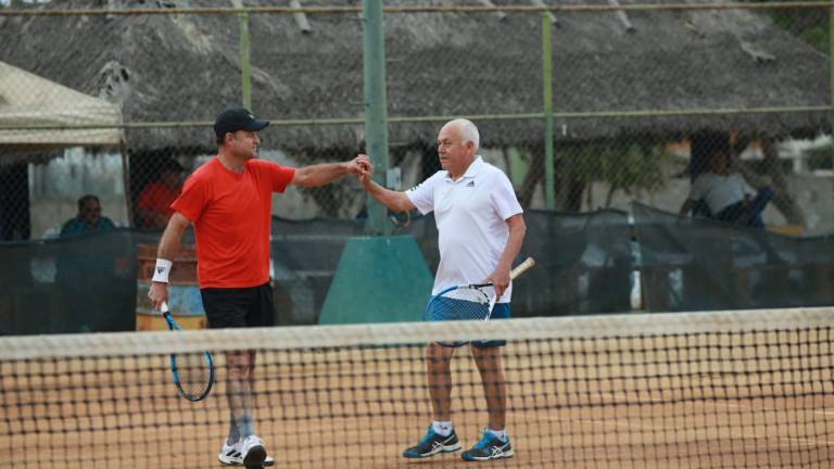 Medrano y Cota se consagran campeones de Tenis Senior