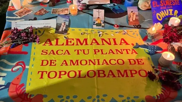 El colectivo ¡Aquí No! mantiene su rechazo a la planta de amoniaco en Topolobampo.