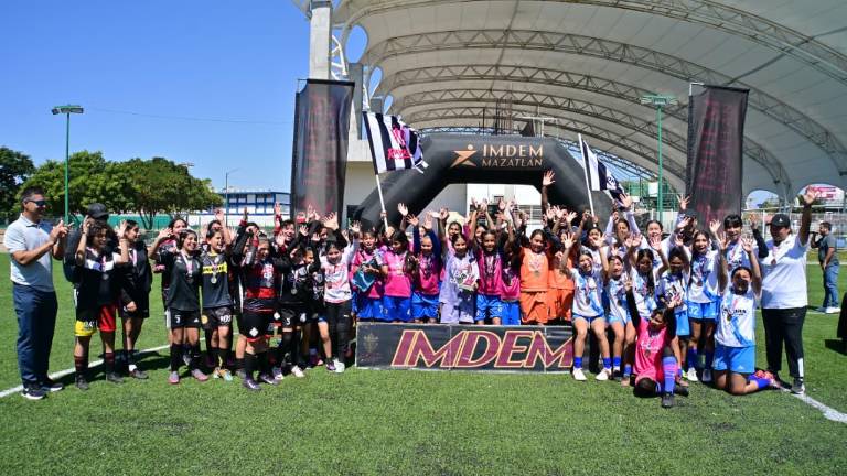 La Liga Imdem Infantil Femenil vivió un cierre lleno de emoción en Mazatlán.