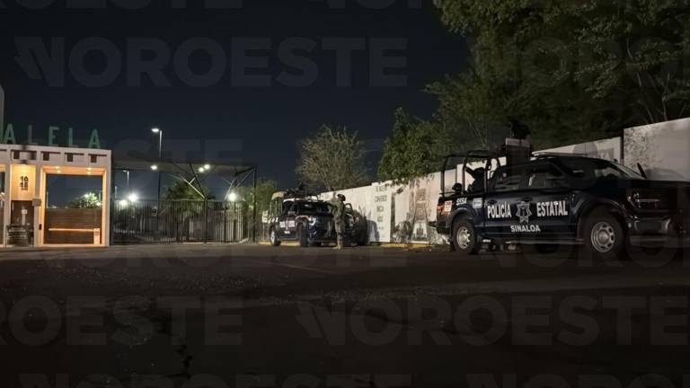 Operativo realizado la noche del martes en una torre del sector Infonavit Humaya, en Culiacán.
