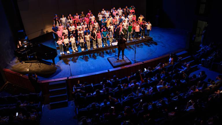 El programa piloto de Coros Escolares de Vida y Arte para México reunió a 75 niños durante la presentación en el Teatro Pablo de Villavicencio.