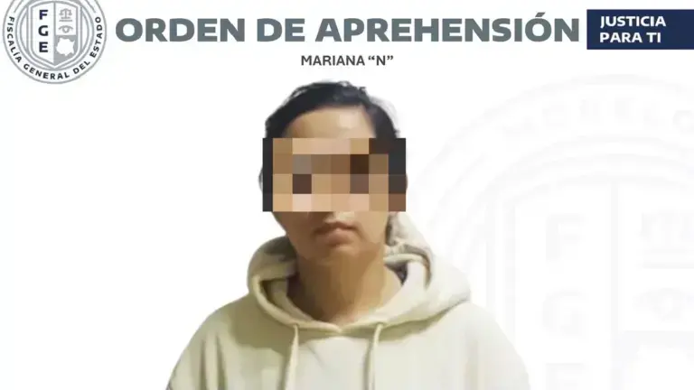 Se cumplimentó una orden de aprehensión en contra de Mariana “N”, por su probable responsabilidad en el delito de homicidio calificado.