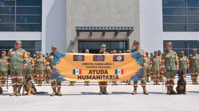 Elementos del Ejército Mexicano se trasladaron a Venezuela para ayudar en las tareas de rescate tras los sismos registrados el miércoles.