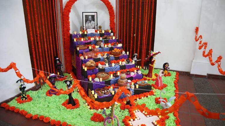 Este año, el altar fue dedicado a Álvaro Blancarte, diseñado según sus gustos.