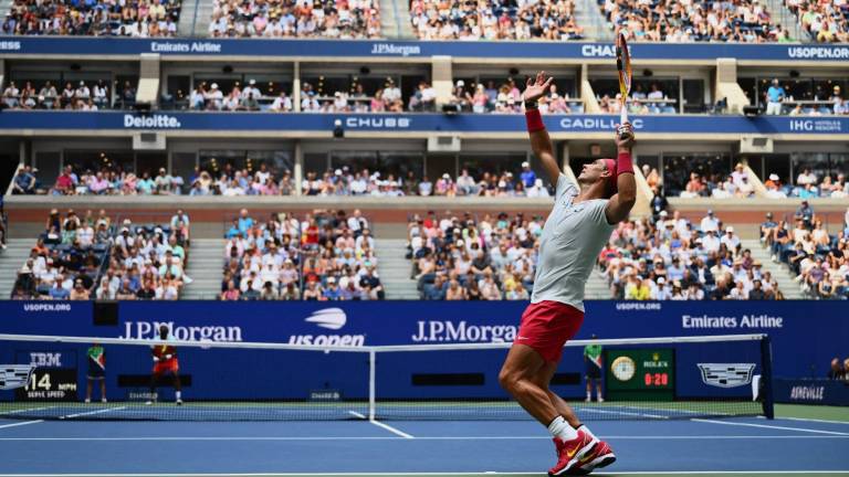 Rafael Nadal no pudo alcanzar su meta de disputar la final del Abierto de los Estados Unidos.