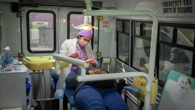 Vecinos de Chulavista participaron en la jornada de salud acercada este sábado por el Gobierno de Culiacán.