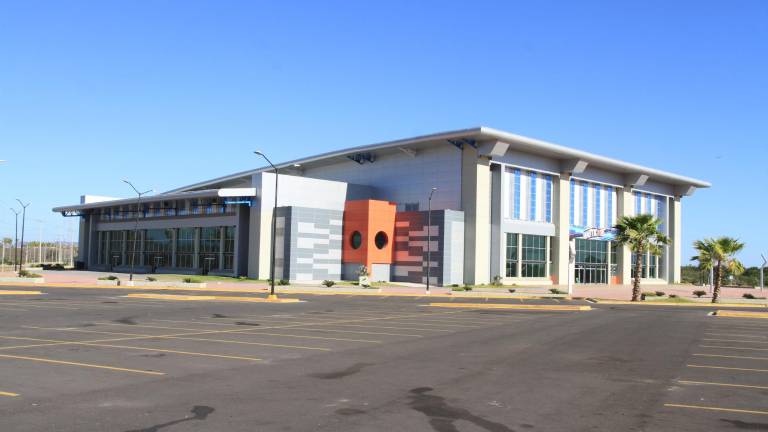 El Centro de Usos Múltiples estaría listo para albergar una función de boxeo.