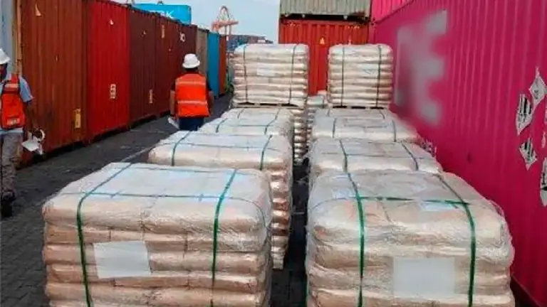 La sustancia fue localizada en la aduana de Manzanillo, Colima.