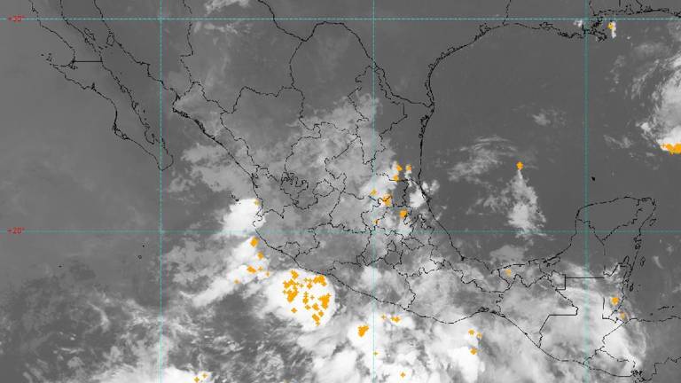 Condición del tiempo en las diferentes zonas de México durante este jueves.