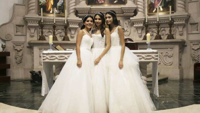 Daniela Franco Angulo, Lía Kamila Mendívil Plasencia y Regina González Ruiz.