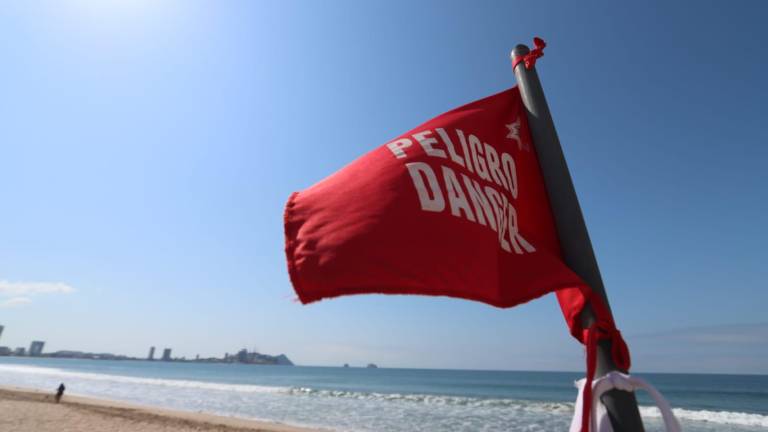 La Secretaría de Seguridad Pública de Mazatlán activó la vigilancia ante el avistamiento de un cocodrilo en la Playa Norte.