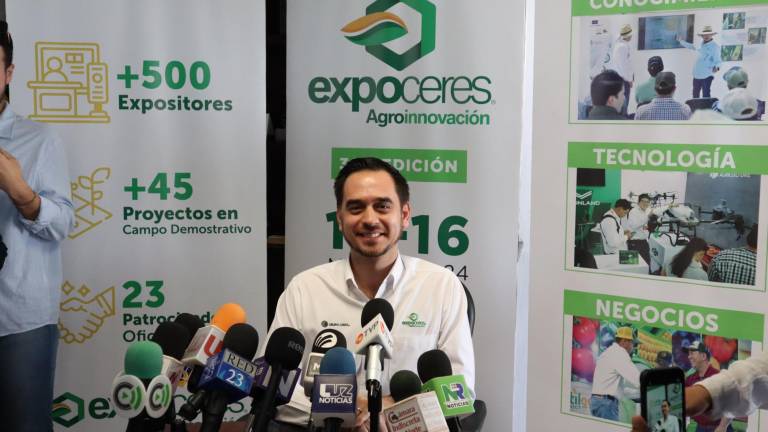Víctor Flores, gerente general de Grupo Ceres, reafirmó el compromiso de Expoceres con la agroindustria mexicana.
