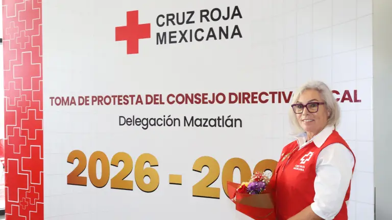 Wendy Hardouin es la nueva presidenta de Cruz Roja Mazatlán.
