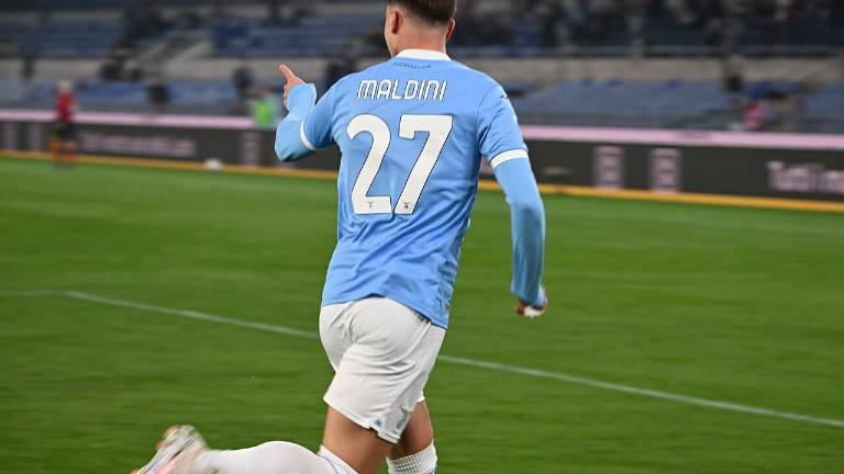 Daniel Maldini sentenció el empate para la Lazio.