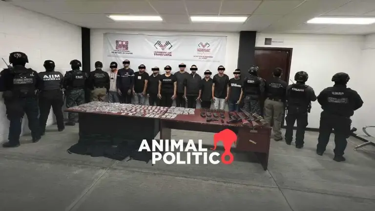 Las 12 personas detenidas dijeron pertenecer al Cártel Jalisco Nueva Generación (CJNG).