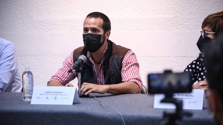 Carlos Zamora, director artístico de la Compañía Danza Joven de Sinaloa.