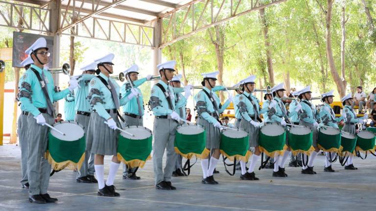 Se realiza el Encuentro Estatal de Escoltas de Bandera y Bandas de Guerra Cobaes 2026.