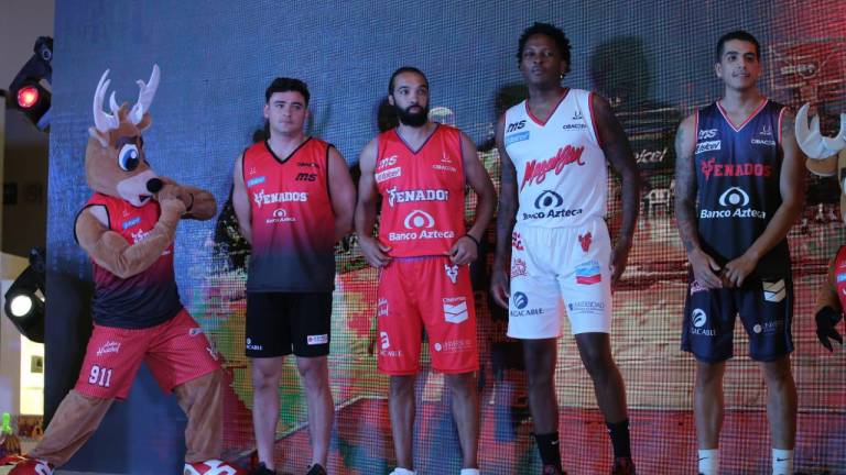Los cuatro uniformes que usará Venados Basketball en la campaña del Cibacopa.