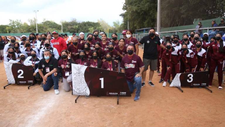Culiacán y Ahome se reparten campeonatos estatales del softbol en los Juegos Conade