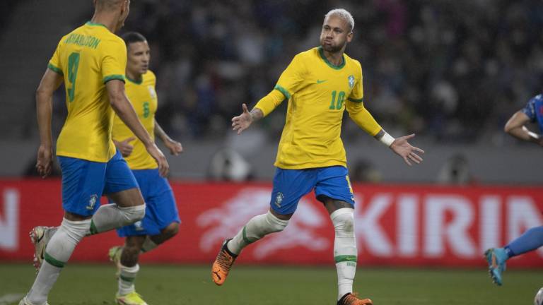 Neymar fue el autor del único gol del encuentro para los brasileños.