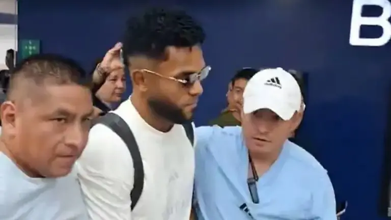 Miguel Borja llega a la CDMX.