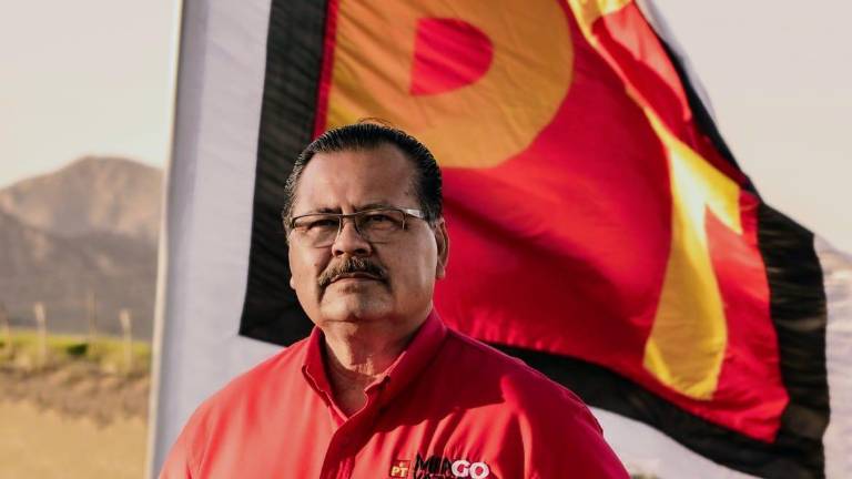 José Domingo Vázquez Márquez, candidato del Partido del Trabajo a la Alcaldía de Ahome.