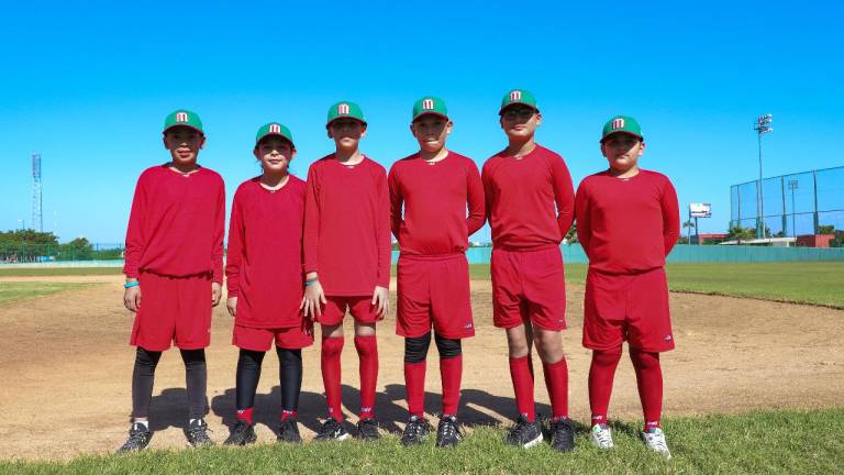 Seis beisbolistas sinaloenses buscan un lugar en la Selección Mexicana U10