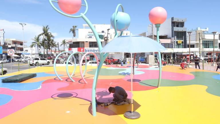 Los trabajos de embellecimiento han llegado a diferentes espacios públicos de la ciudad, como el Parque Martiniano Carvajal.