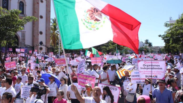 La marcha realizada en Culiacán correspondió a un movimiento nacional en el que participaron 100 ciudades, entre ellas Los Mochis en Ahome, Guasave y Mazatlán.