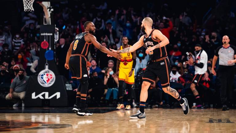 Knicks apaleó a Hawks en el Madison Square Garden.