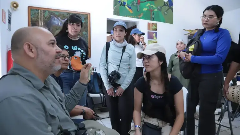 Al taller asistieron 22 estudiantes de diferentes partes del país como Yucatán, San Luis Potosí, Baja California y Sinaloa.